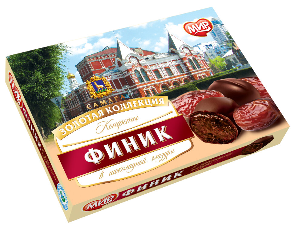  КФ МИР Финики в шоколадной глазури 160г  в Белгороде