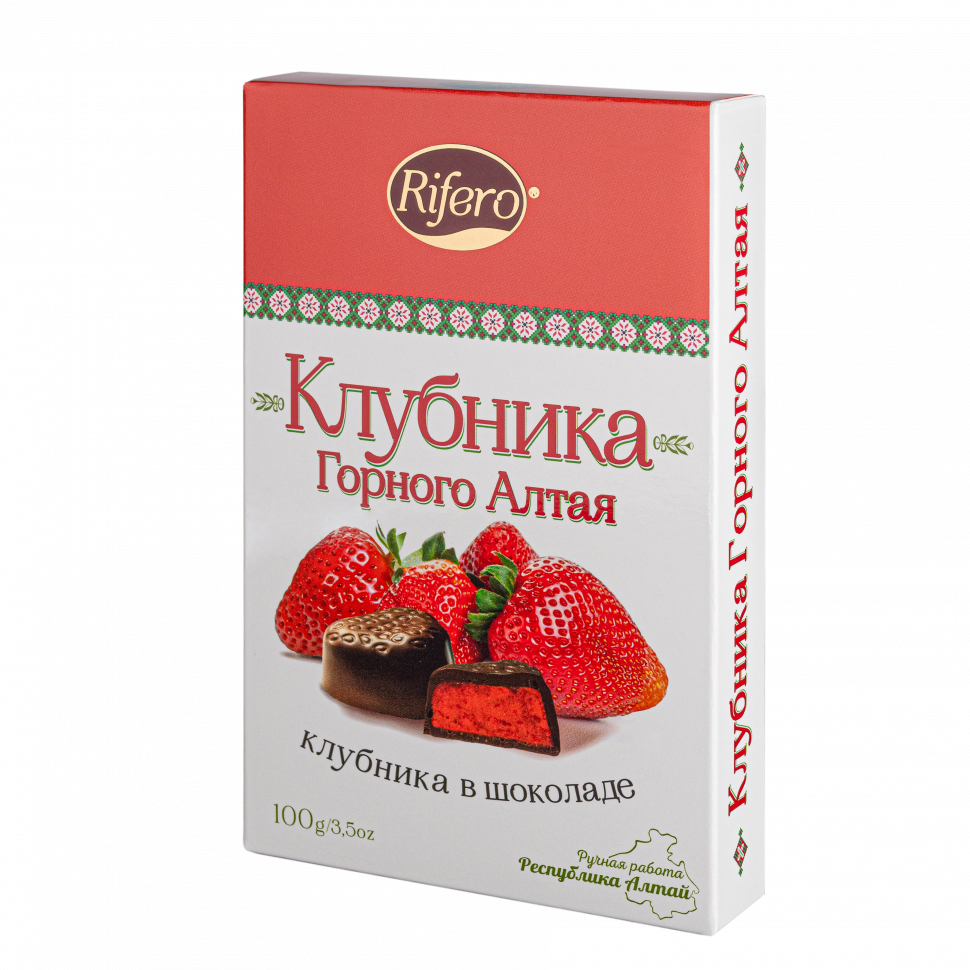  Риф и ко Конфеты "КЛУБНИКА Горного Алтая" 100г        в Белгороде