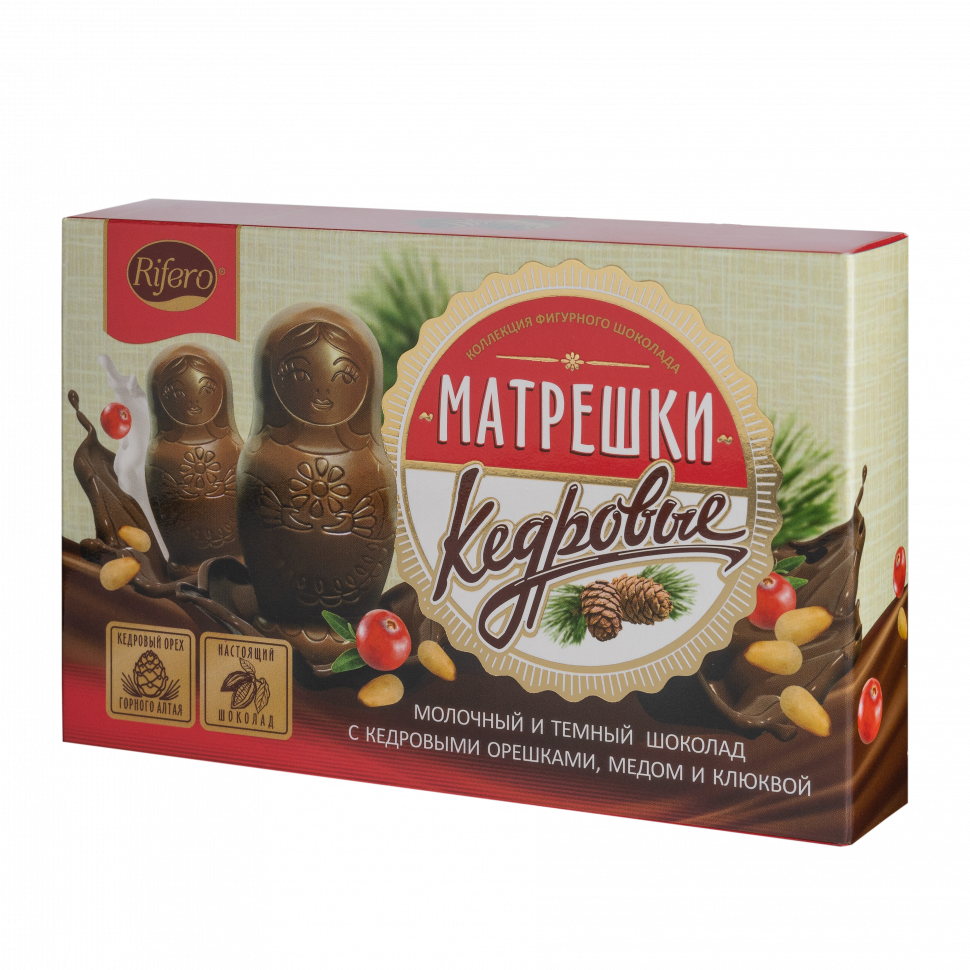  Риф и ко Конфеты "Матрёшки кедровые" 100г           в Белгороде