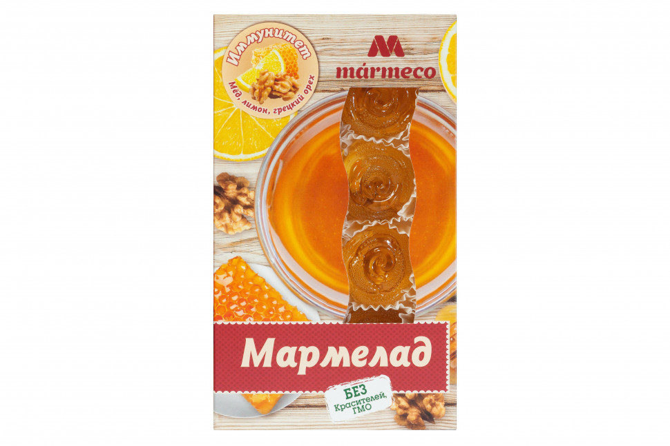  Мармелад "Иммунитет"  Мёд, лимон, грецкий орех, 180г  в Белгороде